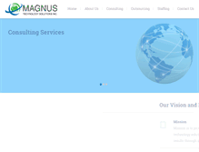 Tablet Screenshot of magnustechnol.com